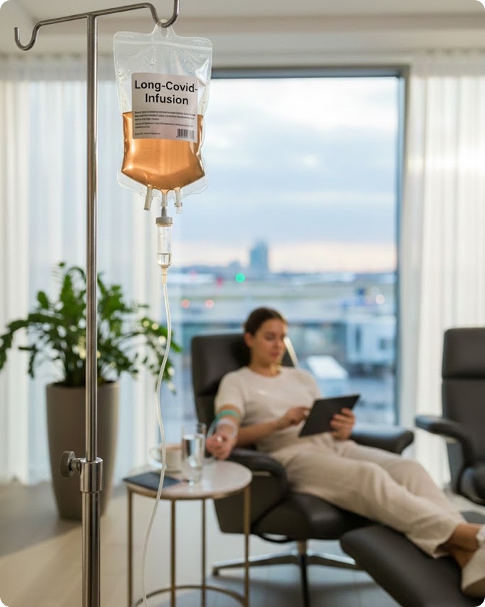 Long-Covid-Infusion in Berlin