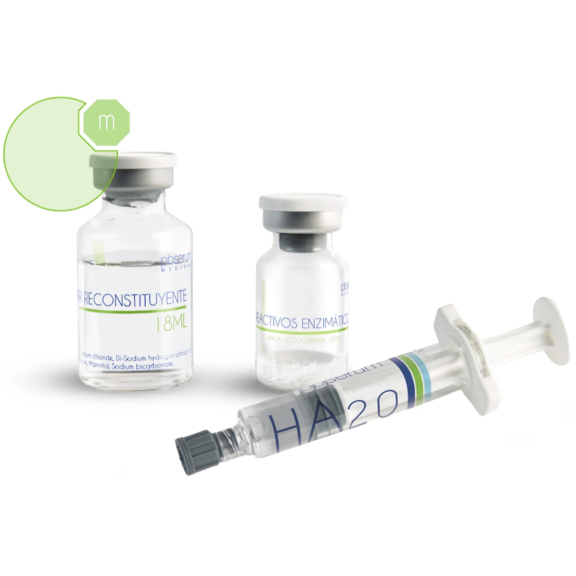 Produktabbildung pbserum MEDICAL Kit Medium – Lipase, Collagenase, Lyase und HA 2.0